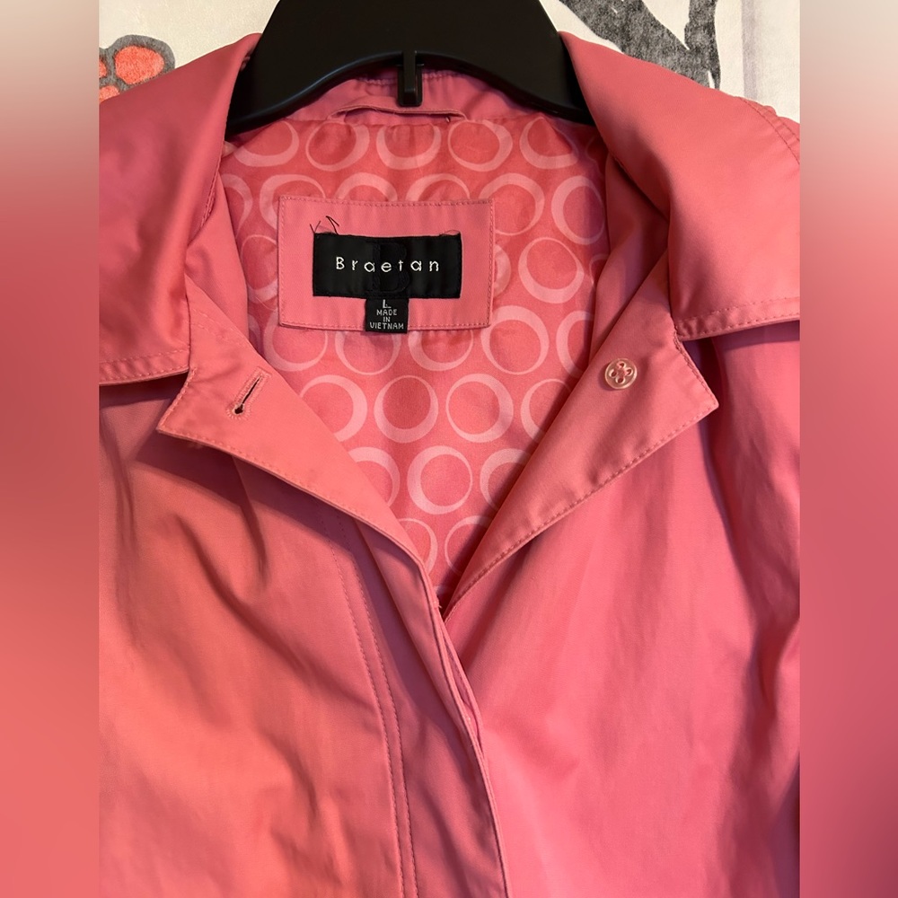 Fun Pink Raincoat with Hood to Keep you Warm, Dry & Happy on ☔️ Days
